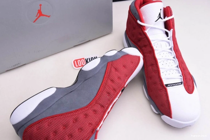 HYPE 13 Flint Grey 414571-600 Gym Retro Jordan Air Red 0711